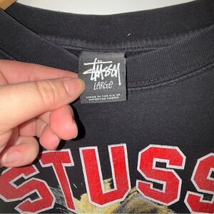 Vintage Stussy Men's Large Sweater